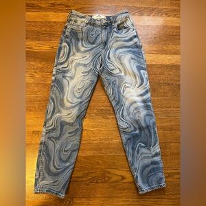 Hollister Swirl Mom Jeans